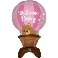 Фигура Welcome Baby Мишка розовый