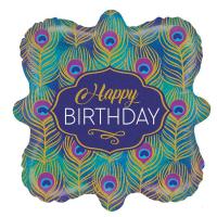 Фигура HBD Перья павлина
