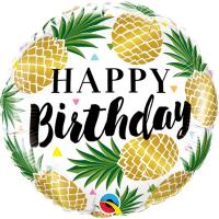 Круг HBD Ананасы золотые