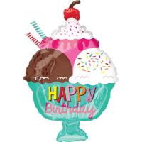 Фигура HBD Мороженое в креманке