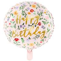 Круг HBD Полевые цветы