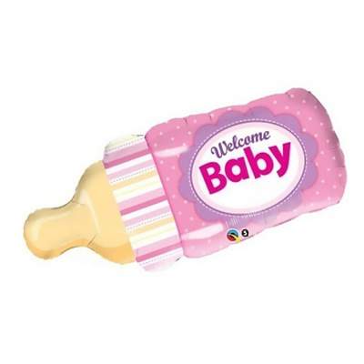 Фигура Бутылочка Welcome Baby розовая