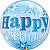 Шар-сфера Bubble HBD Искры голубые