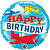 Круг HBD Самолеты винтаж