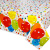 Скатерть Шары Конфетти Скатерть Шары Конфетти