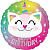 Круг HBD Кот-Единорог