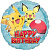 Круг HBD Покемон Пикачу