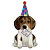 Фигура HBD Щенок в колпаке