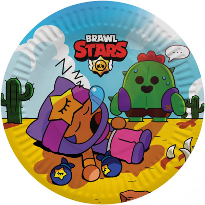 Тарелки Brawl Stars Команда бойцов