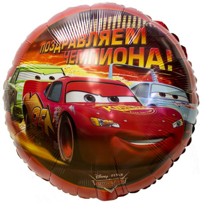 Круг Поздравляем чемпиона Тачки