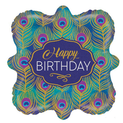 Фигура HBD Перья павлина