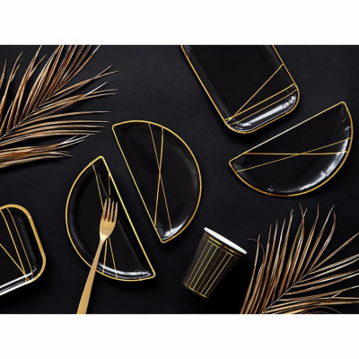 Тарелки Black&Gold Линии