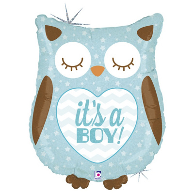 Фигура IT'S A BOY Сова голубая
