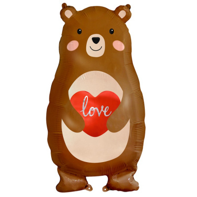 Фигура LOVE Мишка с сердцем