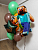 Сет воздушных шаров Minecraft с фонтаном и звездой