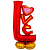 Ходячая фигура LOVE красная
