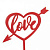 Топпер Сердце Love